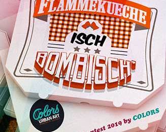 Visuel Flammekueche isch Bombisch – Colors – Strasbourg